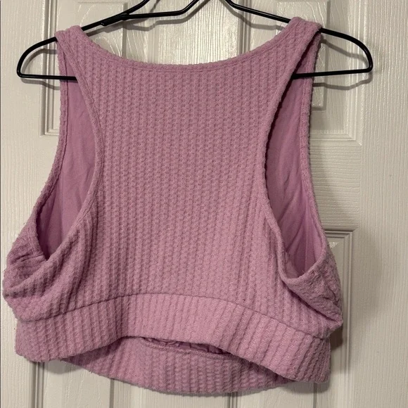 Torrid Gray, Pink, Black Super Soft Plush Waffle Crop Lounge Cami Bundle - Picture 3 of 13